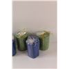 Image 4 : (8) Glitter Pillar Candles