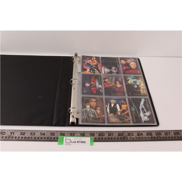 Star Trek Collector Cards in Binder