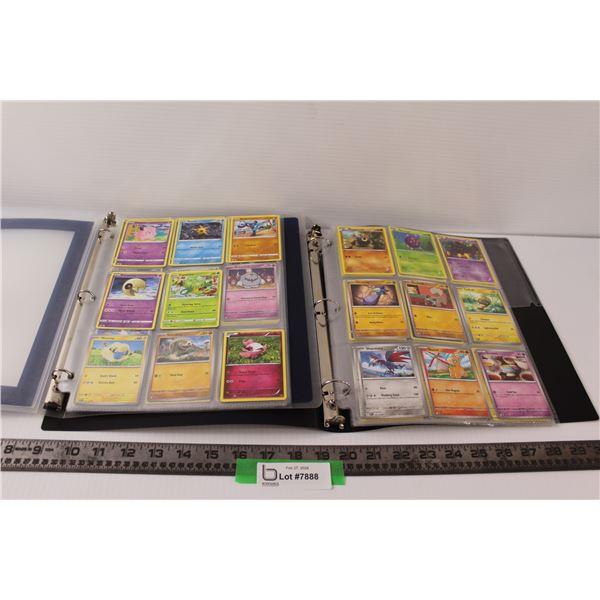 Pokemon Cards in Two Binders