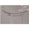 Image 2 : Flute Vase Clear Glass Holder - 8"x5"