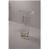 Image 5 : Flute Vase Clear Glass Holder - 8"x5"