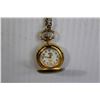 Image 2 : Gold Coloured Neck/Pocket Watch - New Battery