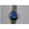 Image 2 : Avira Blue-Faced Watch with Silver Metal Band - Works