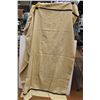 Image 1 : Cream Coloured Wool Blanket - 63" x 84"