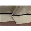 Image 2 : Cream Coloured Wool Blanket - 63" x 84"