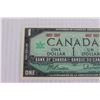 Image 2 : Uncirculated Canadian $1 Bill 1867-1967