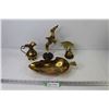 Image 1 : (4) Brass Décor Items