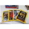 Image 3 : (2) DVDs - Indian Horse - The Lessor Blessed - National Geographic Magazines - Atlases - Assorted Bo
