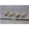 Image 1 : (4) Ceramic Polar Bears