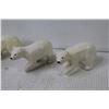 Image 2 : (4) Ceramic Polar Bears
