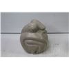 Image 5 : (2) Wooden Ducks - Ceramic Dog - Stone Type Statue - Carved Wooden Lion