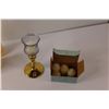 Image 6 : Partylite Candle Holder & Candles, Bees Wax Candles, Floating Flower Candles, Star Candle Tea Lights