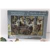 Image 2 : Tempered Glass "Deer" Cutting Board, Various Candle Holders & Candles, Pot Holder