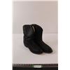 Image 1 : Size 10 Men's Western Leather Boots - Some Wear on Shaft