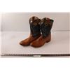 Image 1 : Boulet Men's Western Boots - All Leather Size 10 3E