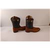 Image 4 : Boulet Men's Western Boots - All Leather Size 10 3E