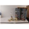 Image 1 : Victoria Rose Oil Lamps - One has missing wick