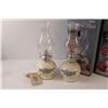 Image 2 : Victoria Rose Oil Lamps - One has missing wick