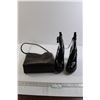 Image 1 : Heeled Boots - Size 10, Handbag