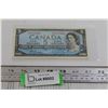 Image 1 : 1954 Canadian $5 Bill