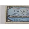 Image 2 : 1954 Canadian $5 Bill