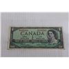 Image 2 : (3) 1954 Centennial Canadian $1 Bills with Serial Number
