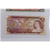 Image 4 : 1954 $5 Canadian Bill, 1954 $2 Bill, 1974 $2 Bill