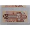 Image 3 : (4) 1986 Uncirculated Sequential Canadian $2 Bills