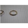 Image 3 : Gold Plated Ring Set - Size 9