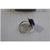 Image 3 : Sterling Silver Natural Purple Charonite Ring - Size 9