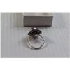 Image 4 : Sterling Silver Natural Purple Charonite Ring - Size 9