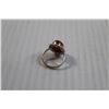Image 5 : Sterling Silver Carnelian Ring - Size 5.5