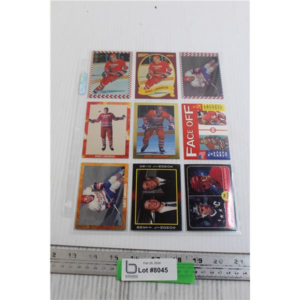 (9) Eric Lindros Pre-Rookie Cards