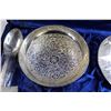 Image 2 : (6) Silverplated Bowls and (6) Silverplated Spoons - All Sealed Except (1) Bowl