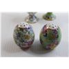 Image 2 : Pair of Porcelain Egg Salt and Pepper Shakers