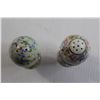 Image 4 : Pair of Porcelain Egg Salt and Pepper Shakers
