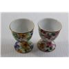 Image 3 : Pair of Porcelain Egg Salt and Pepper Shakers