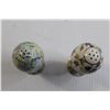 Image 4 : Pair of Porcelain Egg Salt and Pepper Shakers