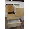 Image 2 : *5-Drawer Wooden Storage Cabinet - Some Damage, 22" x 19" x 47 1/2"