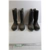 Image 1 : (2) Pairs Rubber Boots - Size 11, Size Unknown