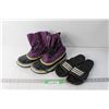 Image 1 : (2) Pairs of Women's Shoes - Size 8, Sorel and Adidas