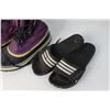 Image 2 : (2) Pairs of Women's Shoes - Size 8, Sorel and Adidas