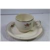 Image 3 : (5) Assorted Tea Cups w/Saucers - Windsor - Japan - Royal Grafton - Roslyn