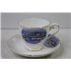 Image 5 : (5) Assorted Tea Cups w/Saucers - Windsor - Japan - Royal Grafton - Roslyn
