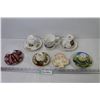 Image 1 : (5) Assorted Tea Cups w/Saucers -Queen Anne - Japan - Royal Crown - England - Duchess Cup - Royal Wo