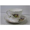 Image 6 : (5) Assorted Tea Cups w/Saucers -Queen Anne - Japan - Royal Crown - England - Duchess Cup - Royal Wo