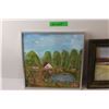 Image 2 : (3) Paintings - Unknown Artist & Canvas Elephant Paint Set