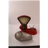 Image 4 : Antique Toledo Scale Co. Store Scale - Re-Painted , Missing Screw's & Front Glass