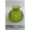 Image 1 : Green Glass Lampshade