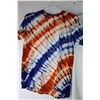 Image 4 : Tie-Dye Medium Shirt, White XL Shirt, (2) Men's Size Small Swimming Shorts